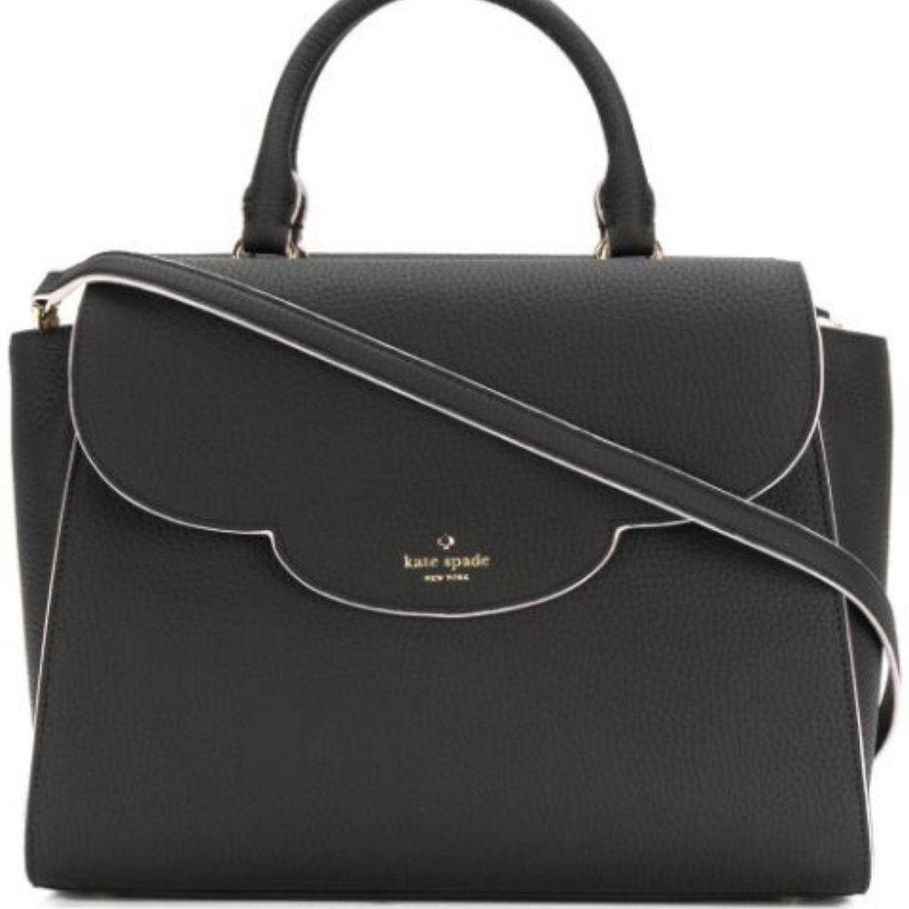Kate Spade Leewood Place Makayla Scallop Leather Full Size Satchel/Purse